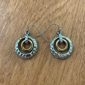 Gold and Silver Hoops